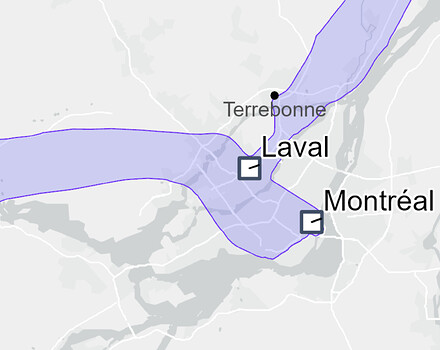 Corridor à l'étude