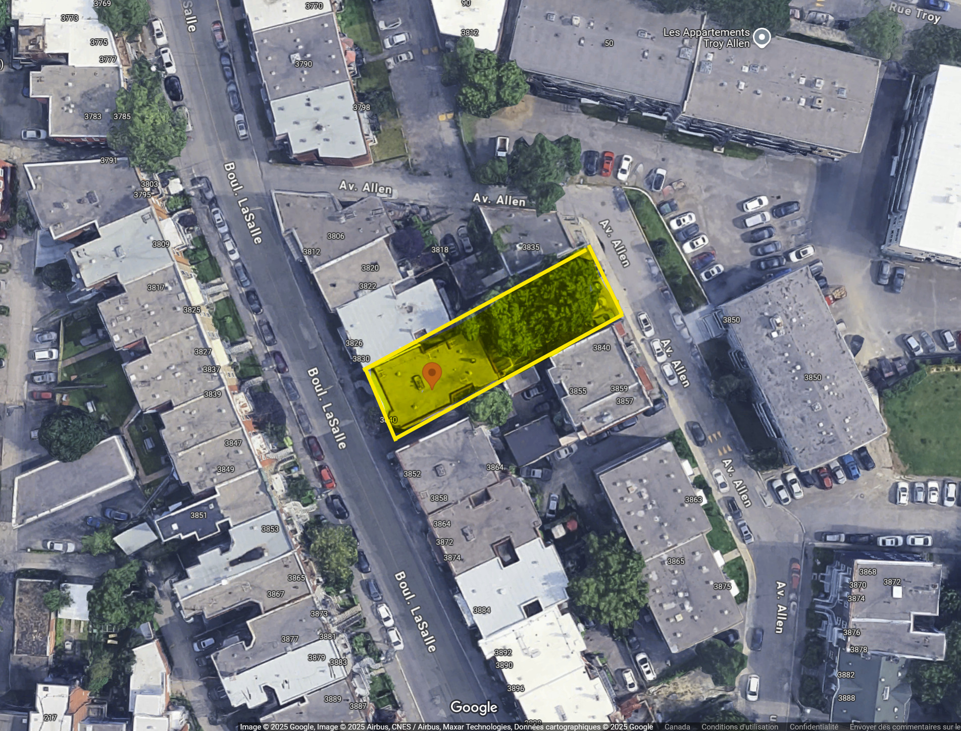 3837-3847, rue Allen - 4 étages - Projets en planification - Agora Montréal
