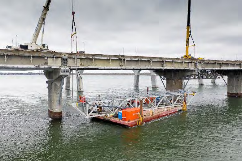 PHOTOS ET VIDÉO – La déconstruction du pont Champlain s’amorcera cet été