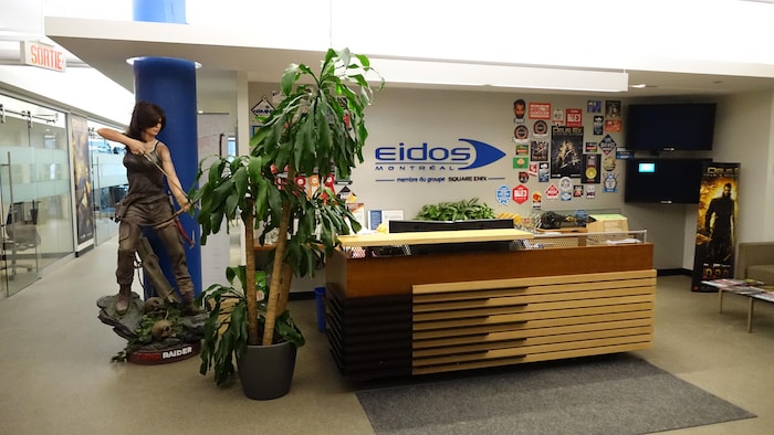 Réception du studio Eidos-Montréal.