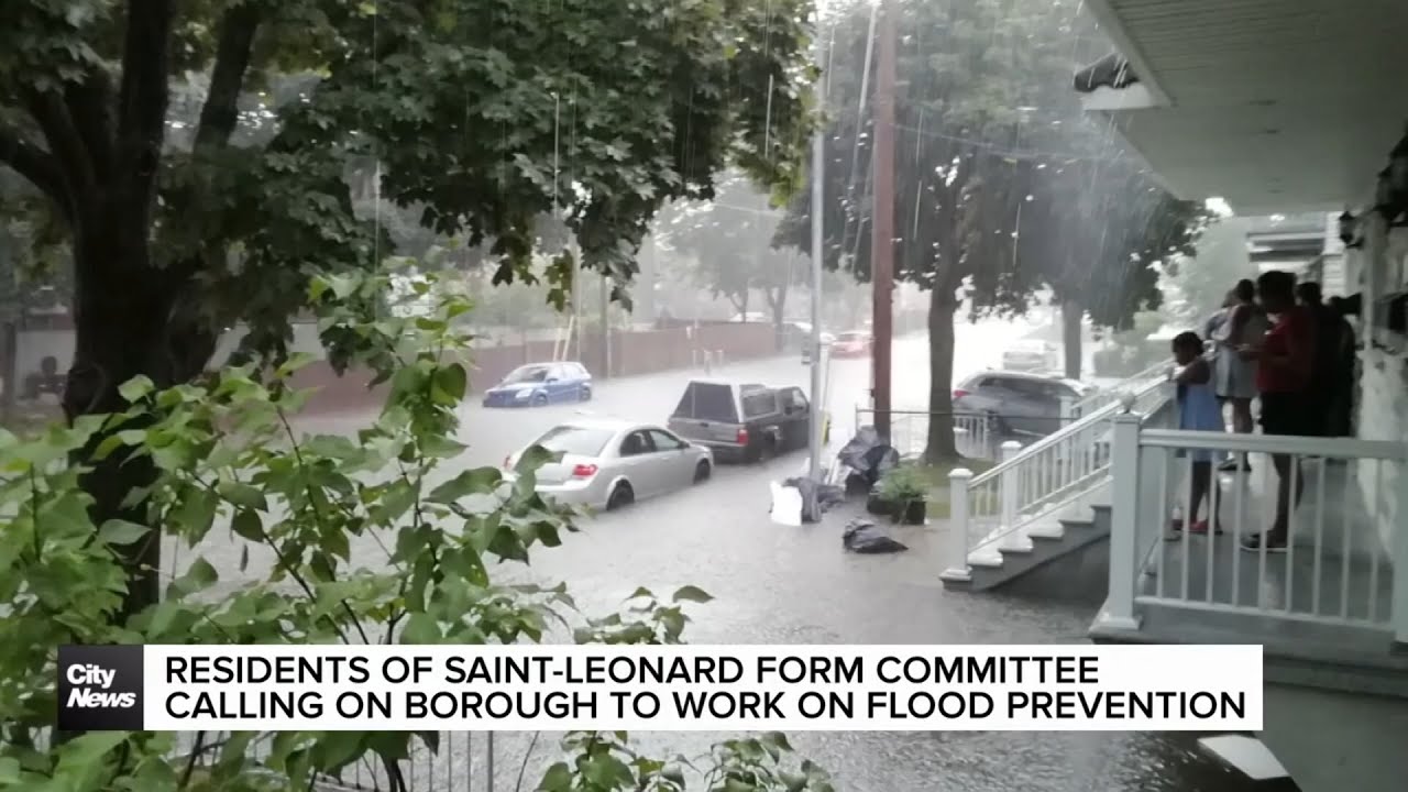 Residents of Montreal’s St-Leonard want action on flood prevention