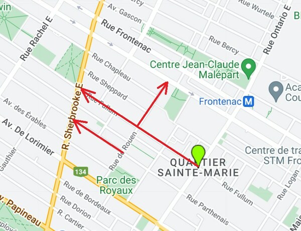 Rues mises à sens unique dans Sainte-Marie (Groupe CNW/Ville de Montréal - Arrondissement de Ville-Marie)