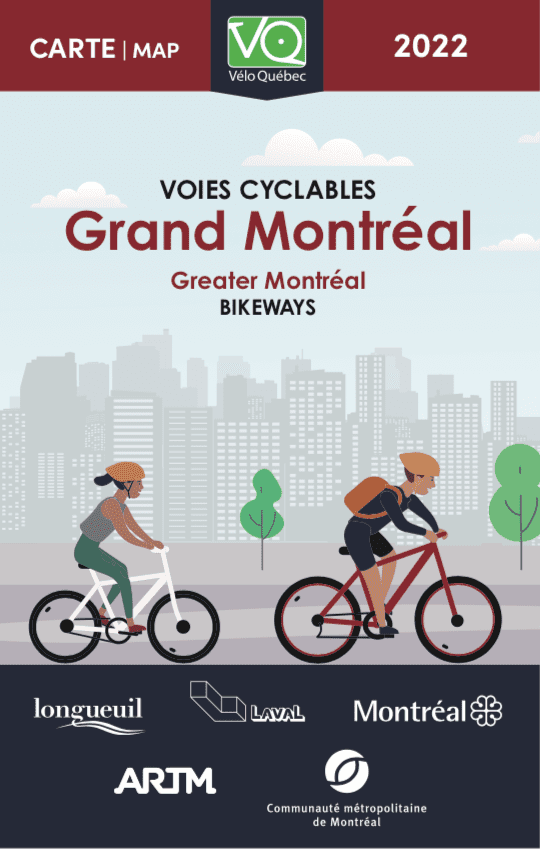 Voies cyclables Grand Montréal 2022