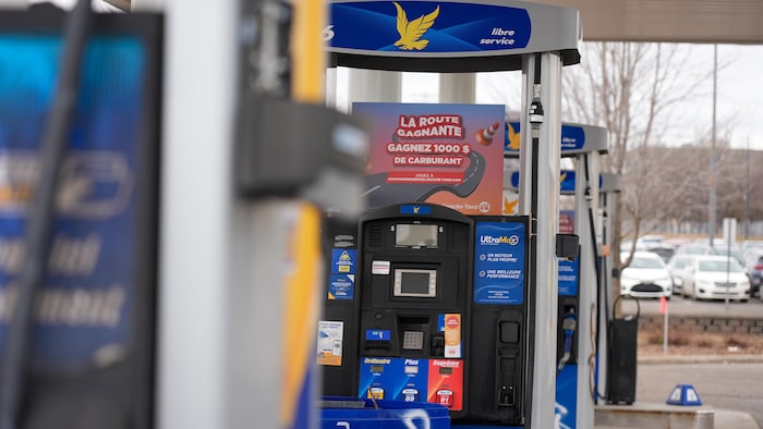 Une station service Ultramar.