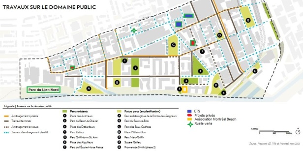 26 Carte des parcs Montréal Griffintown