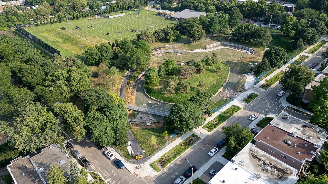 Parc résilient Pierre-Bédard : réduire les inondations grâce au réaménagement urbain