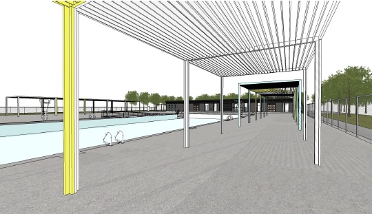 Perspective des pergolas ©Le Sud-Ouest