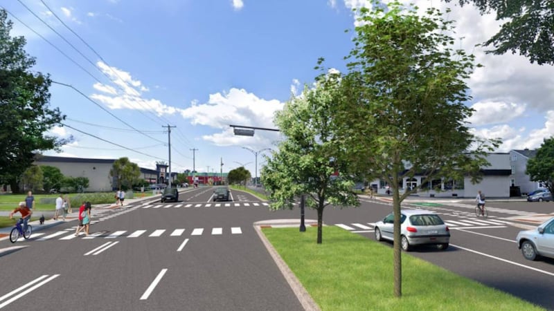 Intersection du boulevard Wilfrid-Hamel et de l'avenue Proulx, dans le quartier Vanier.