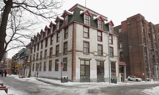 The old British and Canadian Free School in Montreal's Chinatown is seen in January 2015 file photo.
