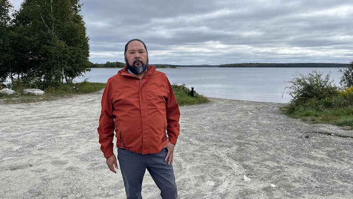 Portrait de Jean-Claude Mequish, près du réservoir Gouin.