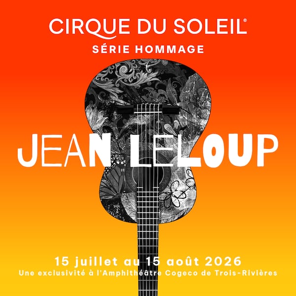 L'affiche officielle du spectacle hommage du Cirque du Soleil pour l'été 2026.