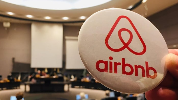 Le logo d'Airbnb logo.