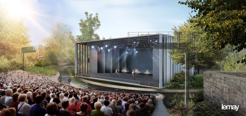 Le théâtre de Verdure du parc La Fontaine de retour en juin 2022