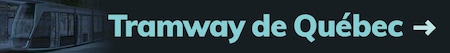 Bouton menant au portail sur le tramway de Québec