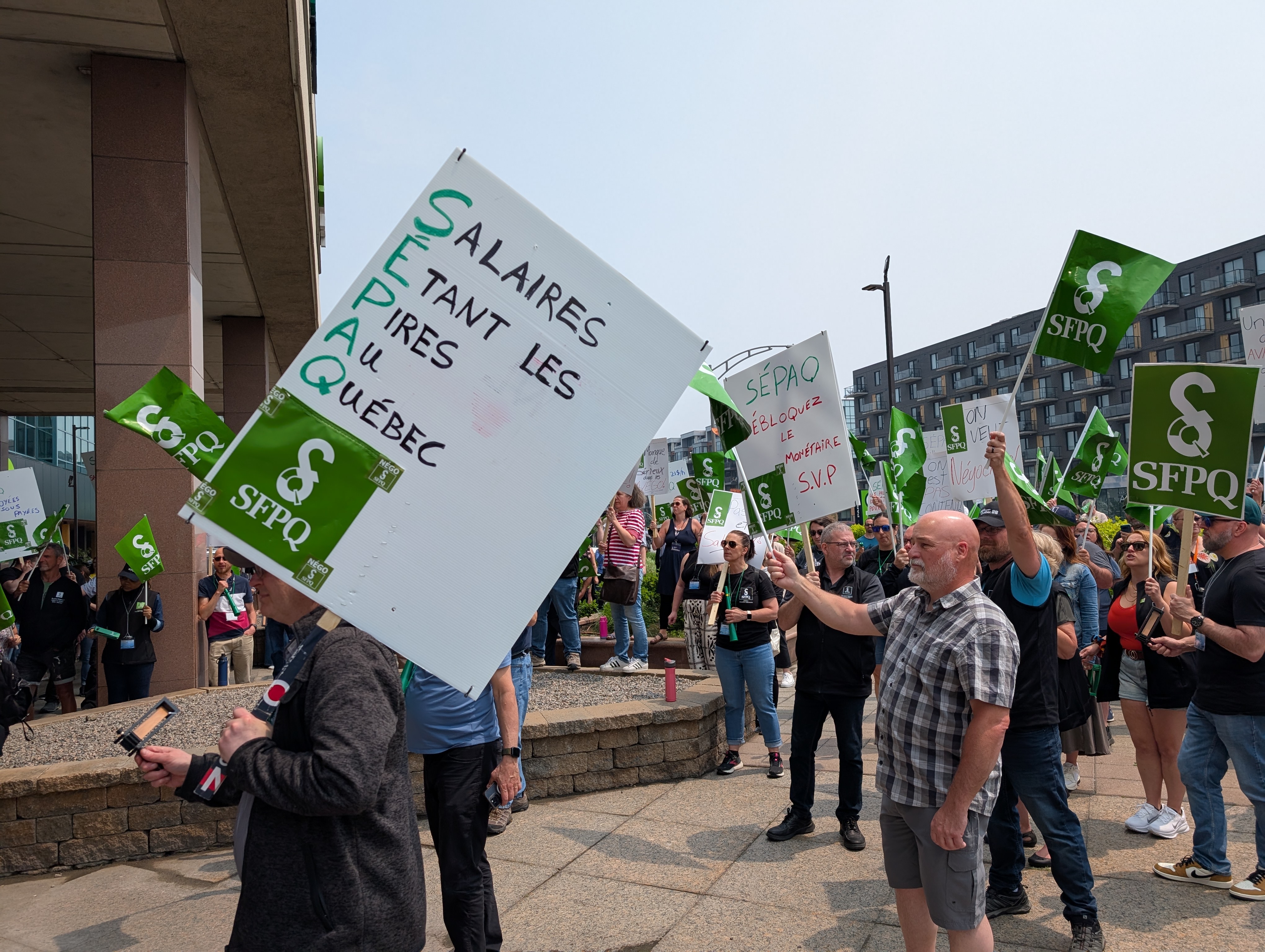 Manifestation Sépaq 6 juin 2025