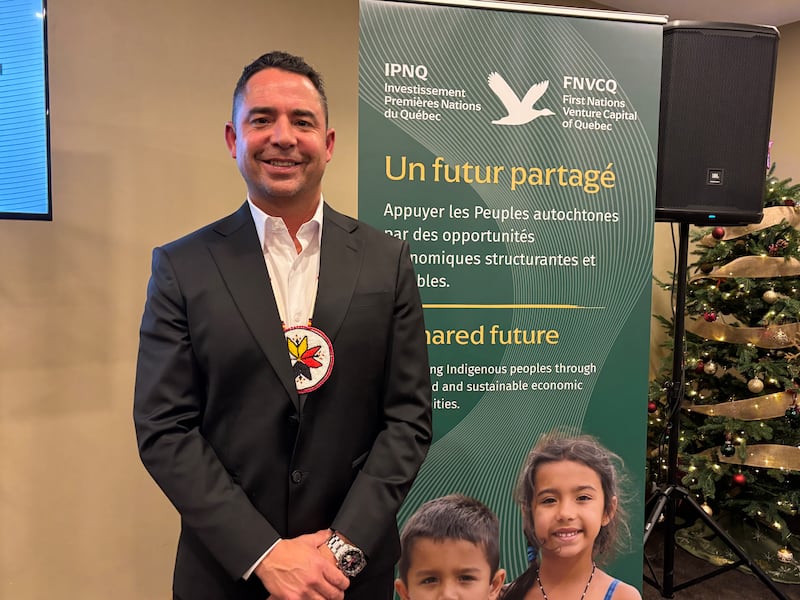 Haskan Sioui est directeur général d'Investissement Premières Nations du Québec (IPNQ). L'organisation a annoncé, jeudi, la création d'un nouveau fonds d'investissement destiné aux entrepreneurs autochtones.