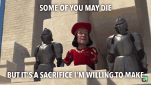 Shrek Some Of You May Die But That'S A Sacrifice I'M Willing To Make Lord Farquaad GIF - Shrek some of you may die but that's a sacrifice I'm willing to make