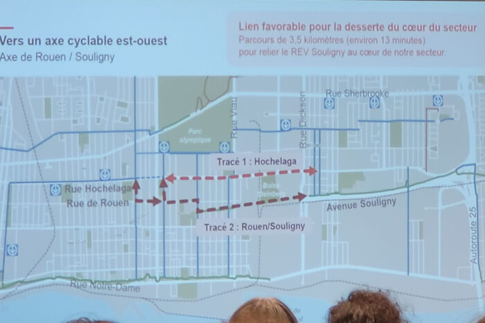 |Les deux tracés présentés aux citoyens (Emmanuel Delacour/EMM)