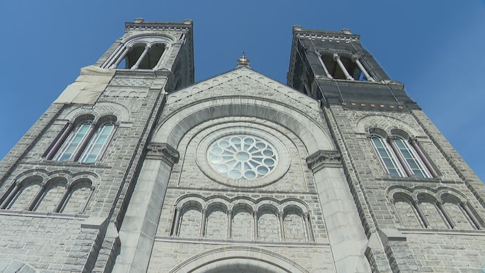 La faça de de l'église du Très-Saint-Sacrement à Québec.