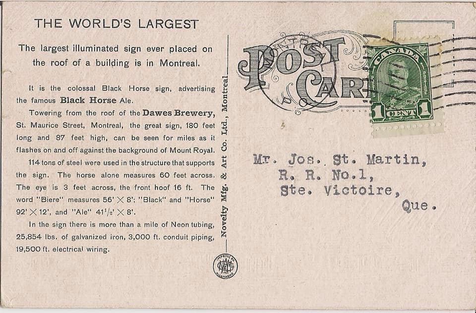 1931-32t c.post.verso Black Horse coll.FrancisIervella