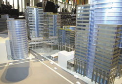 2001.04 maquette de la Cité du commerce électronique