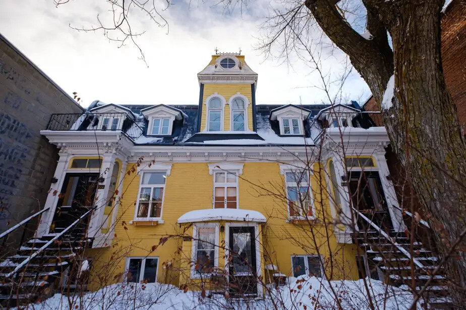 PHOTO HUGO-SÉBASTIEN AUBERT, ARCHIVES LA PRESSE — La maison de Lucas Perus, rue de Grand-Pré, dans le Plateau-Mont-Royal