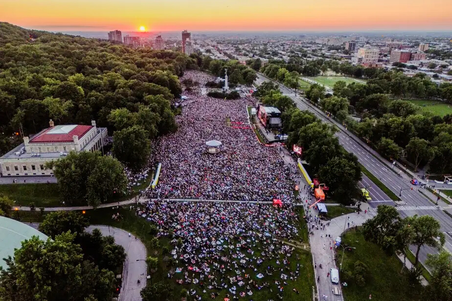 La foule a répondu présente lors du concert de l’Orchestre métropolitain. PHOTO CHARLES WILLIAM PELLETIER, LA PRESSE